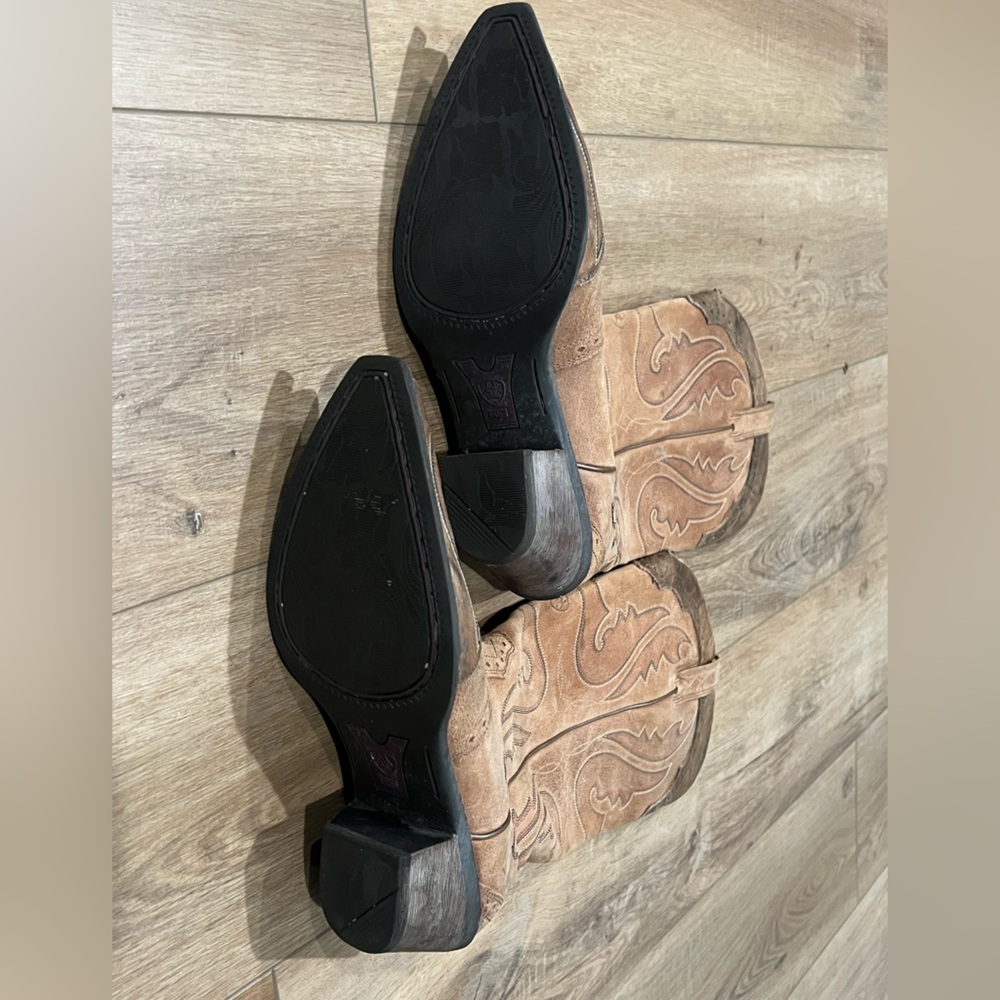 Ariat Women's Heritage Western Cowboy X-Toe Wingtip 9B - Picture 5 of 8